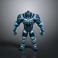 Mechanical Armor Weapon System With Futuristic 3D Model Design And Character