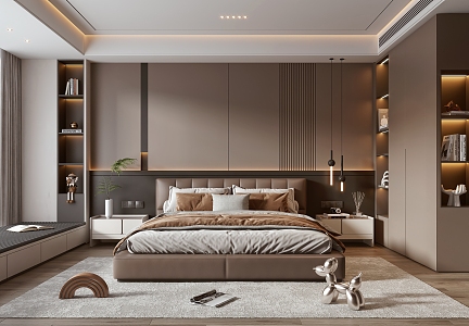 Italian Home Bedroom 3d model