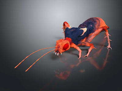 Monster Warrior Alien Monster Alien Monster 3d model