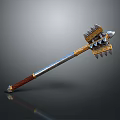 Scepter Ancient Scepter Cane Ancient Scepter Magic Scepter Metal Scepter Classical Scepter Magic Scepter 3d model