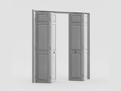 modern folding door 3d model