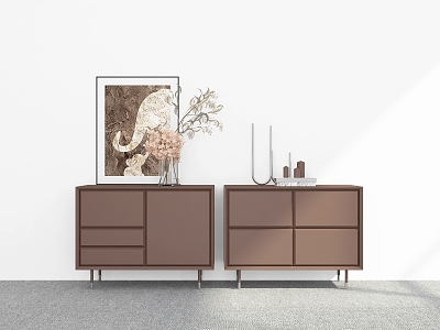 Side Cabinet Entrance Cabinet Storage Cabinet Decorative Cabinet Side Cabinet Combination Side Cabinet 3d model