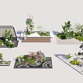 Various Small Garden Landscape Designs With Rocks Plants Water Features And Wooden Platforms