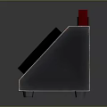 Professional Measuring Equipment With Metal Casing Analog Gauge And Black Red Components
