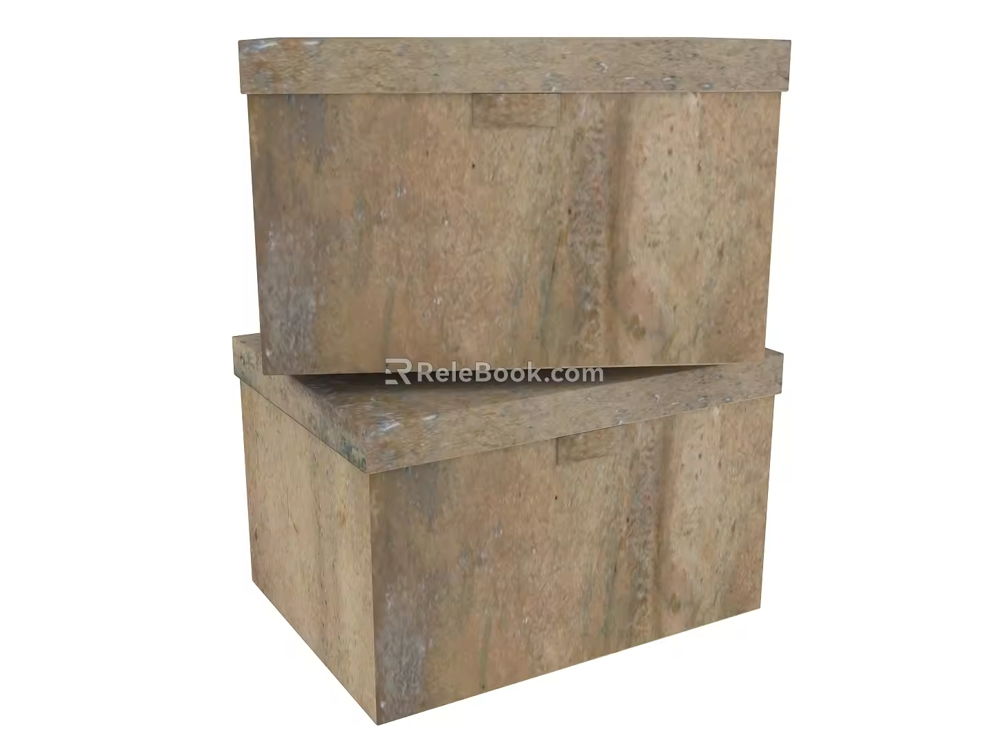 Organize box storage box paper shell box custom box toolbox retro glove box transfer box children's toy box outdoor storage box 3d model