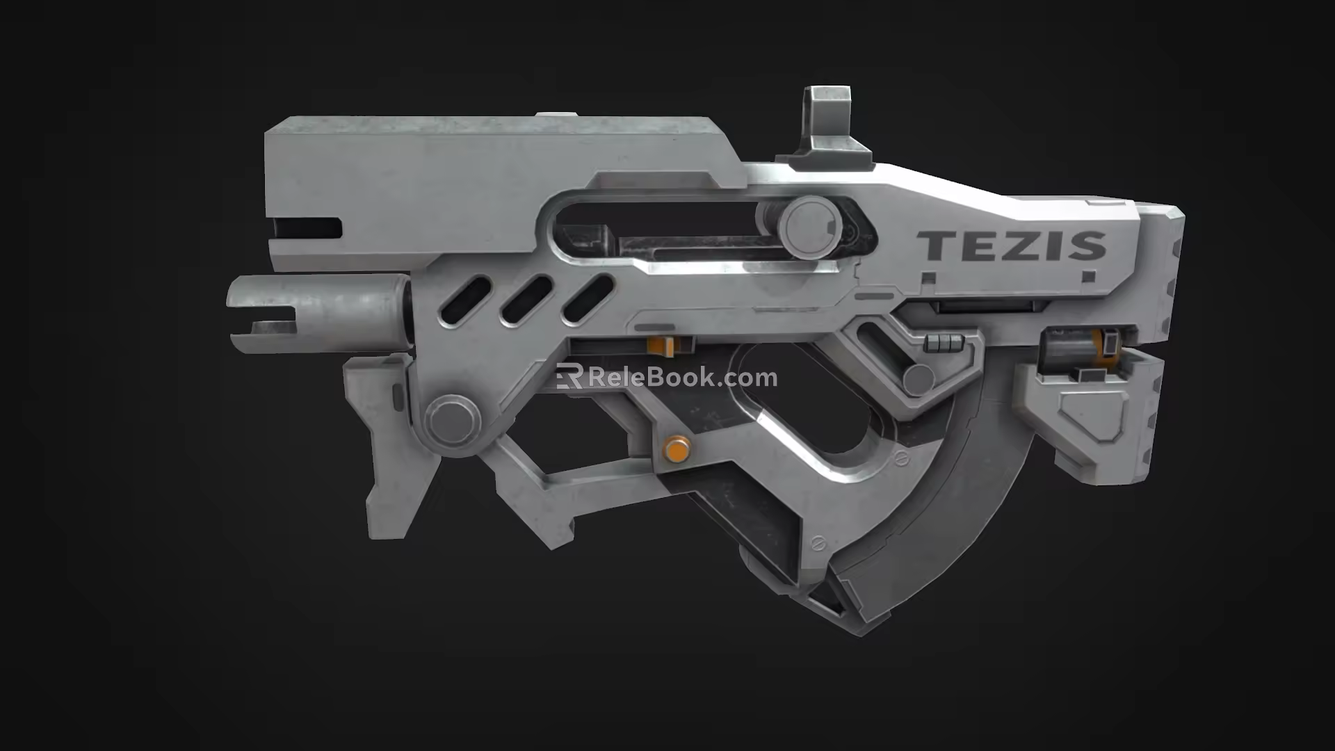 Science Fiction Gun Cyberpunk Gun Laser Gun High-tech Gun Future Gun Game Gun Low Face Number Low Model Simple Model Times Film and Television Level Realism 3d model
