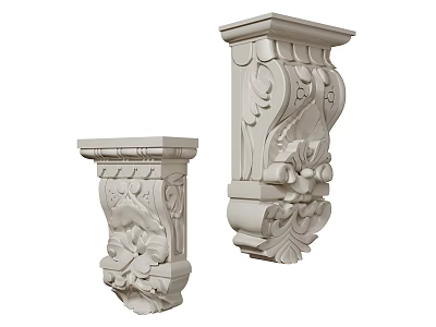 French stigma carved stigma Roman stigma gypsum stigma 3d model