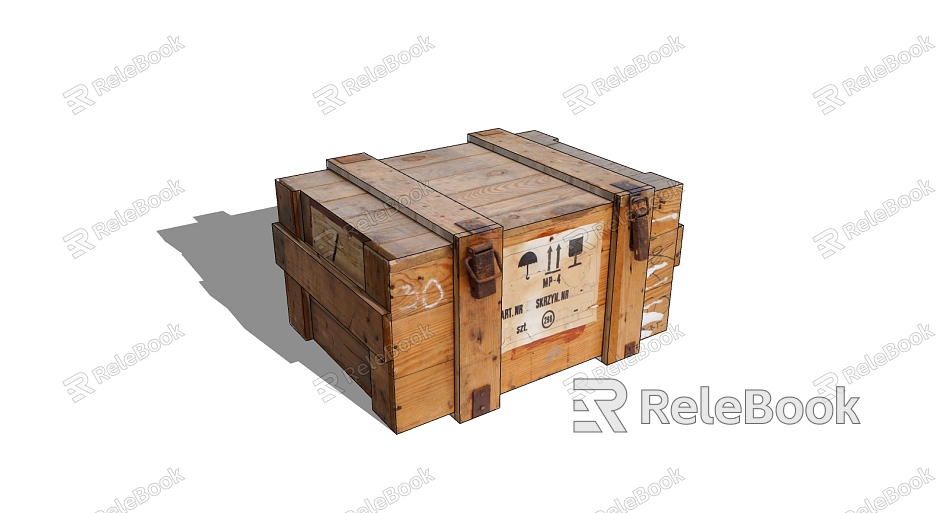 Industrial LOFT box wooden box toolbox packing box model