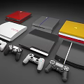 Game console PS4 Sony PS4 Sony game console PS3 disc game console home game console 3d model