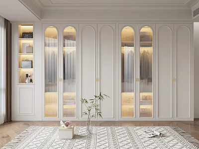 Modern French Wardrobe 3d model