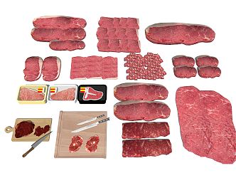 Modern Meat 3d model