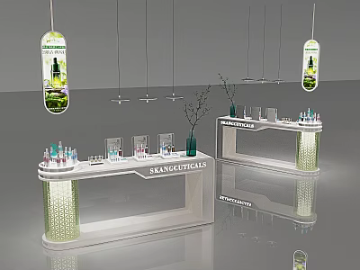 Counter window cabinet 3d model