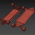 Modern Skateboards with Sleek Decks Aluminum Trucks and Smooth Rolling Wheels