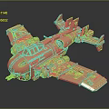 Copper Colored Spacecraft Model With Intricate Cosmic Exploration Components And Detailed Structure