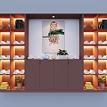 Hairdressing Store Locker 3d model