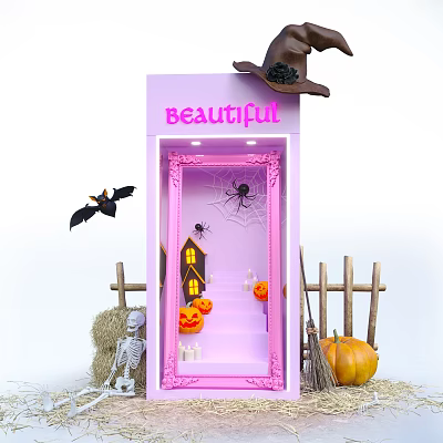 Modern Beauty Chen Halloween Beauty Chen 3d model