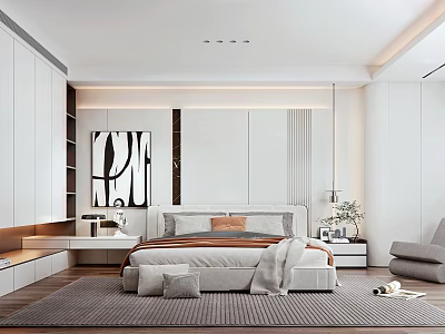 Modern Bedroom 3d model