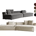 Modern Multi-person Sofa Combination Sofa Bangle Sofa Module Sofa 3d model