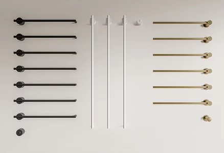 Modern Towel Rack Hot Towel Rack Towel Bar 3d model