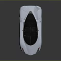 Silver Streamlined Sports Car With Modern Design Unique Body Lines And Stylish Wheels