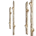 Elegant Silver Branch Shaped Door Handles For Natural Home Decor Design