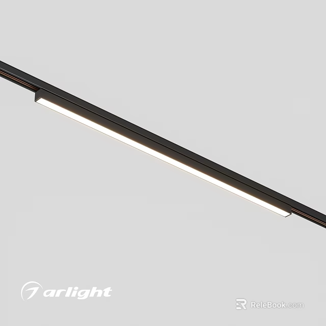 Modern Downlight Spotlight With Sleek Black Design For Home Ceiling Illumination 3d model 