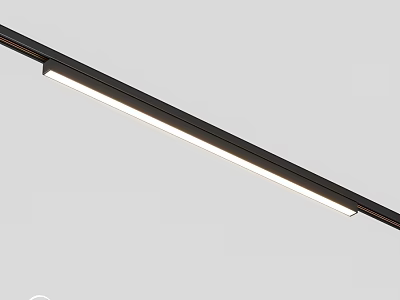 Modern Downlight Spotlight With Sleek Black Design For Home Ceiling Illumination 3d model
