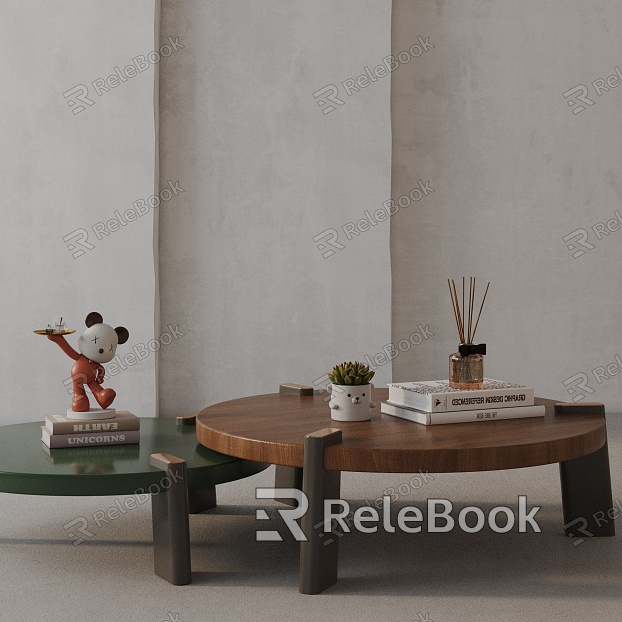 Modern coffee table model