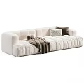 Julia Suede Soft Sofa Casabes Pace 3d model