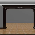 Ornate Dark Brown Wooden Bookcase With Glass Doors Decorative Items Books Vases Sculptures And Drawers