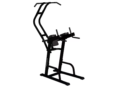 Sturdy Steel Frame Fitness Equipment With Pull Up Bar For Home Gym Training 3d model