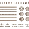 Intricate Decorative Carvings With Molding Rosettes Ornamental Patterns And Architectural Details