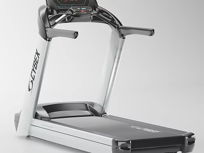 CyberEx Treadmill Modern Home Gym Fitness Equipment With Digital Display And Ergonomic Handles 3d model