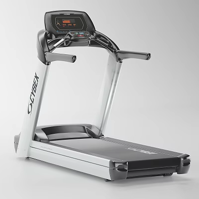 CyberEx Treadmill Modern Home Gym Fitness Equipment With Digital Display And Ergonomic Handles 3d model