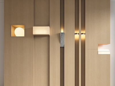 modern wall lamp embedded wall lamp wall lamp modeling lamp model