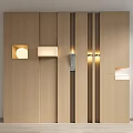 modern wall lamp embedded wall lamp wall lamp modeling lamp 3d model