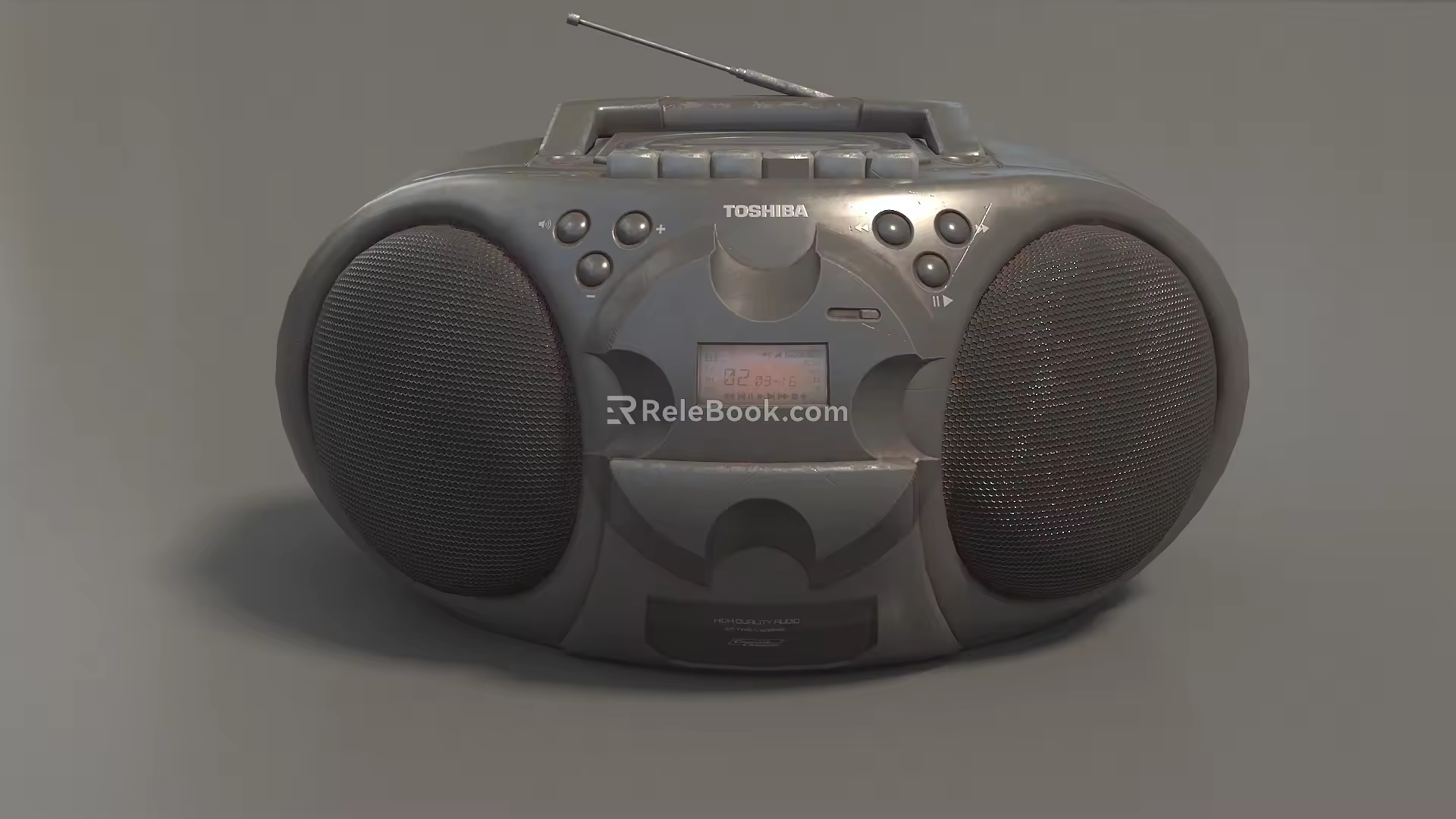 Recorder Old-fashioned Recorder Radio Old-fashioned Radio CD Player Recording Machine Low Face Number Low Model Simple Model Game Sub-era Film and Television Level 3d model