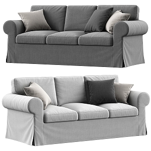 Double sofa 3d model