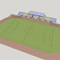 modern track and field 3d model