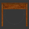 Wooden Table With Drawer And Wood Grain Surface Four Legs Simple Design For Home Furniture