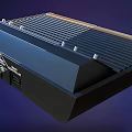 Retro game machine 3d model