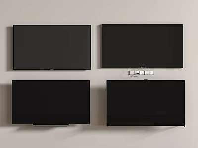 modern television 3d model