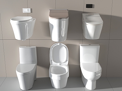 Smart Toilet 3d model