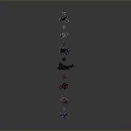 Crossbow Bow Bow Arrow Crossbow Crossbow Mechanical Crossbow Shifting Bow Bow and Arrow Shoot Distal Equipment Weapons 3d model