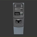 Self Service Kiosk With Digital Display Keypad And Card Slot