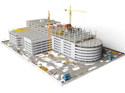 Modern Luxury Kitchen Furniture With Marble Island Cabinets And Lighting 3d model