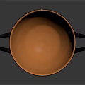 Greek Style Tableware Set With Orange Two Handled Cup Black Figure Designs And Pedestal Base