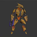 Modern Robot Sci-Fi Armor Sci-Fi Warrior Alien Warrior 3d model
