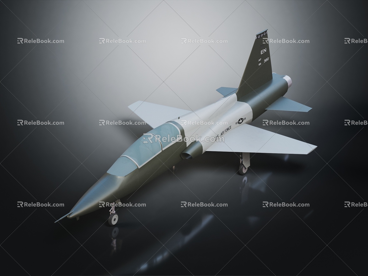 Modern Fighter Training Aircraft Fighter model