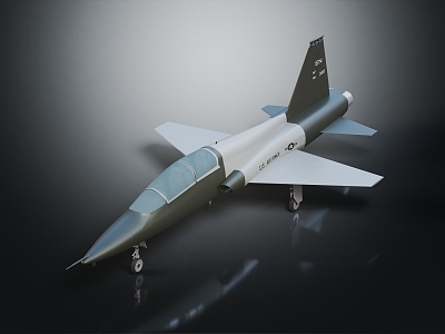 Modern Fighter Training Aircraft Fighter 3d model